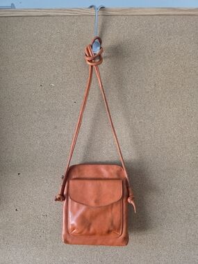 latico Burnt Orange Leather Crossbody NJ USA